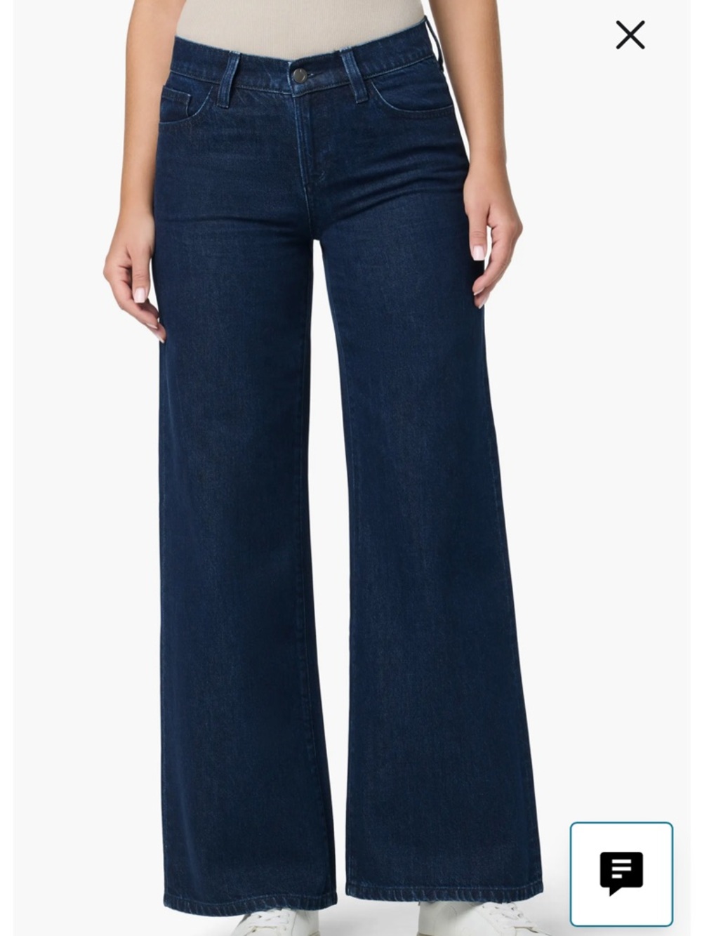 Joe's Jeans Dark Blue Wide Leg Flare Jeans